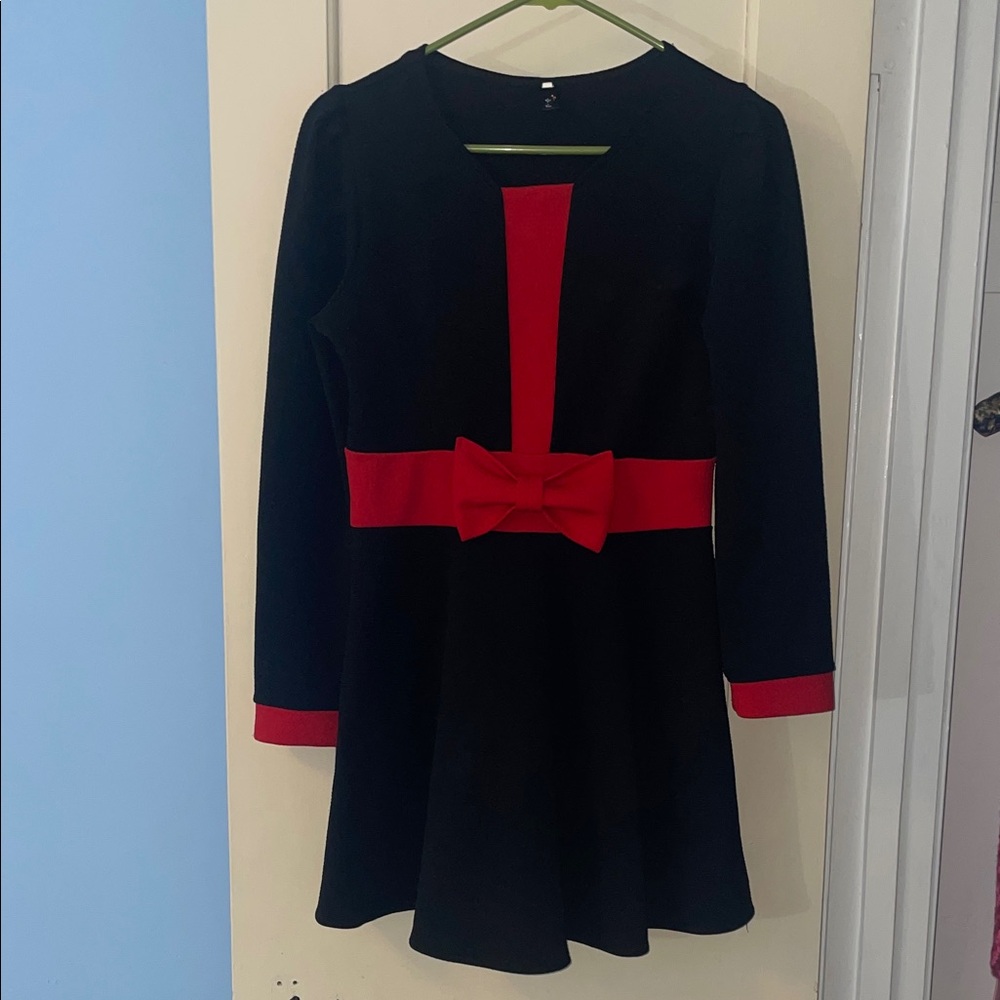 Black and Red Dress